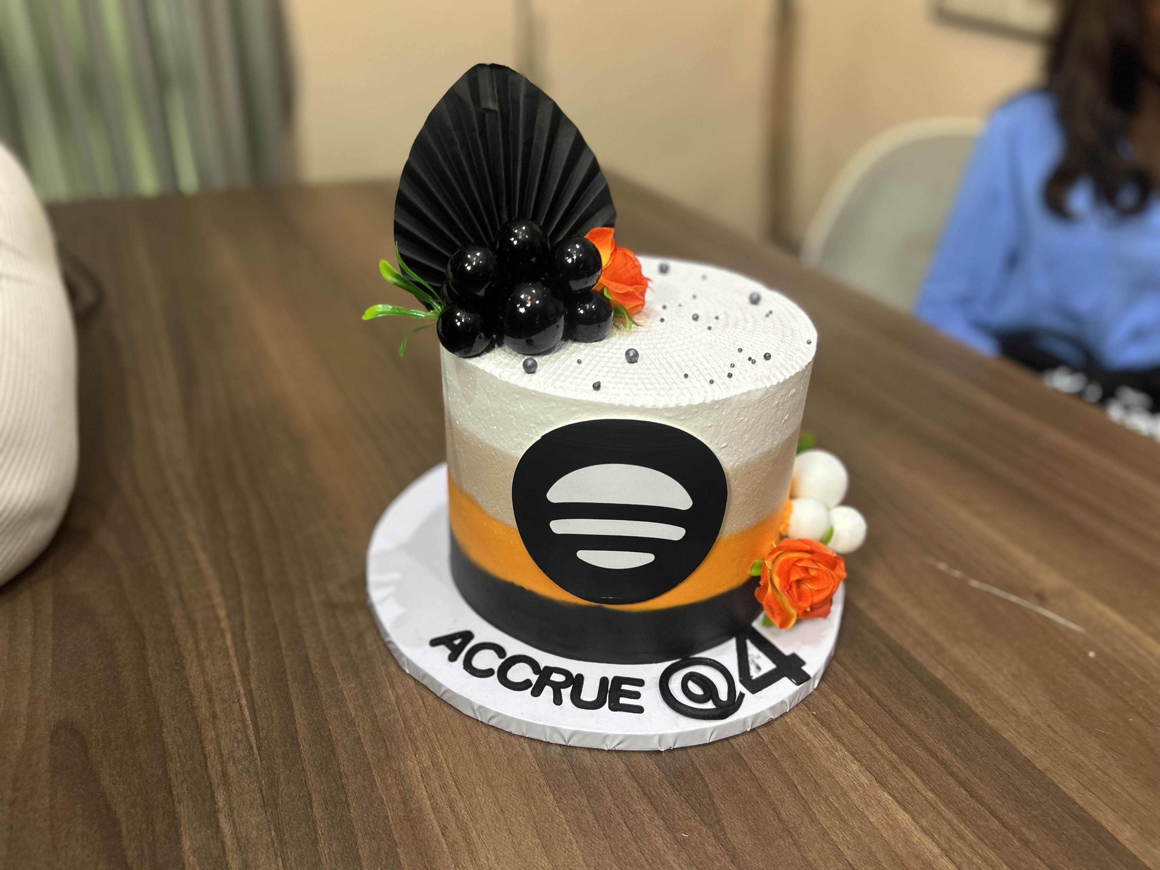Accrue at 4