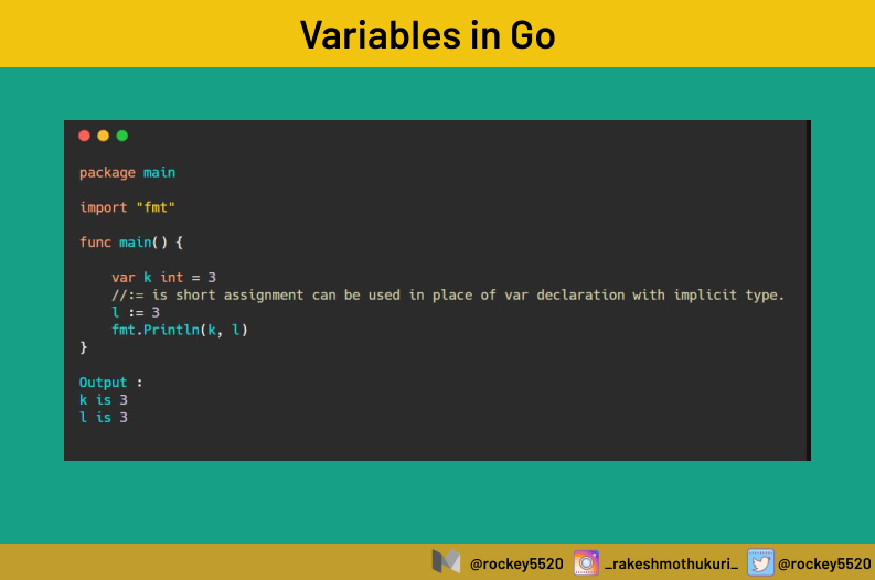 go variable assignment