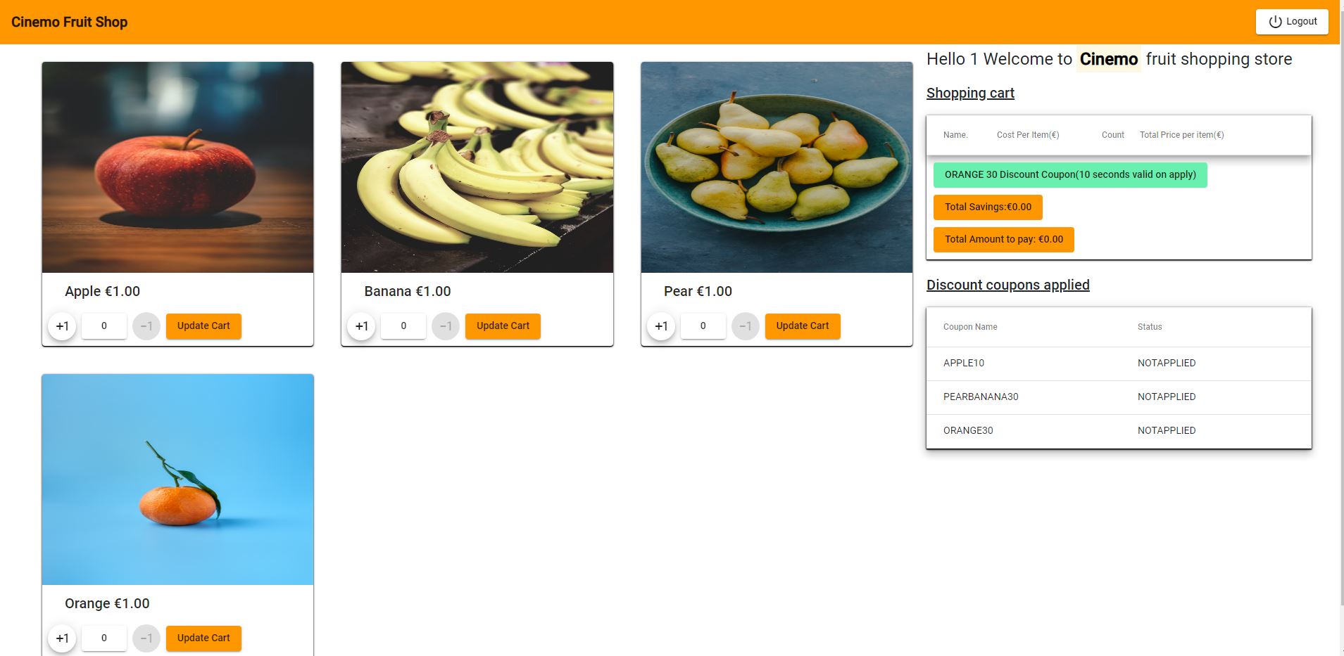 GitHub - rockey5520/fruitshop: This project is to build an Fruit store ...