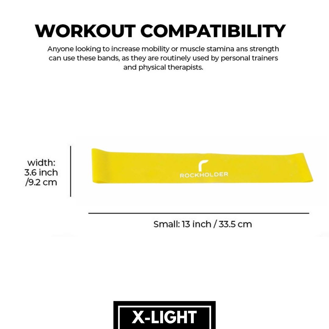 Yellow Resistance Band in UK RockHolder Free Shipping