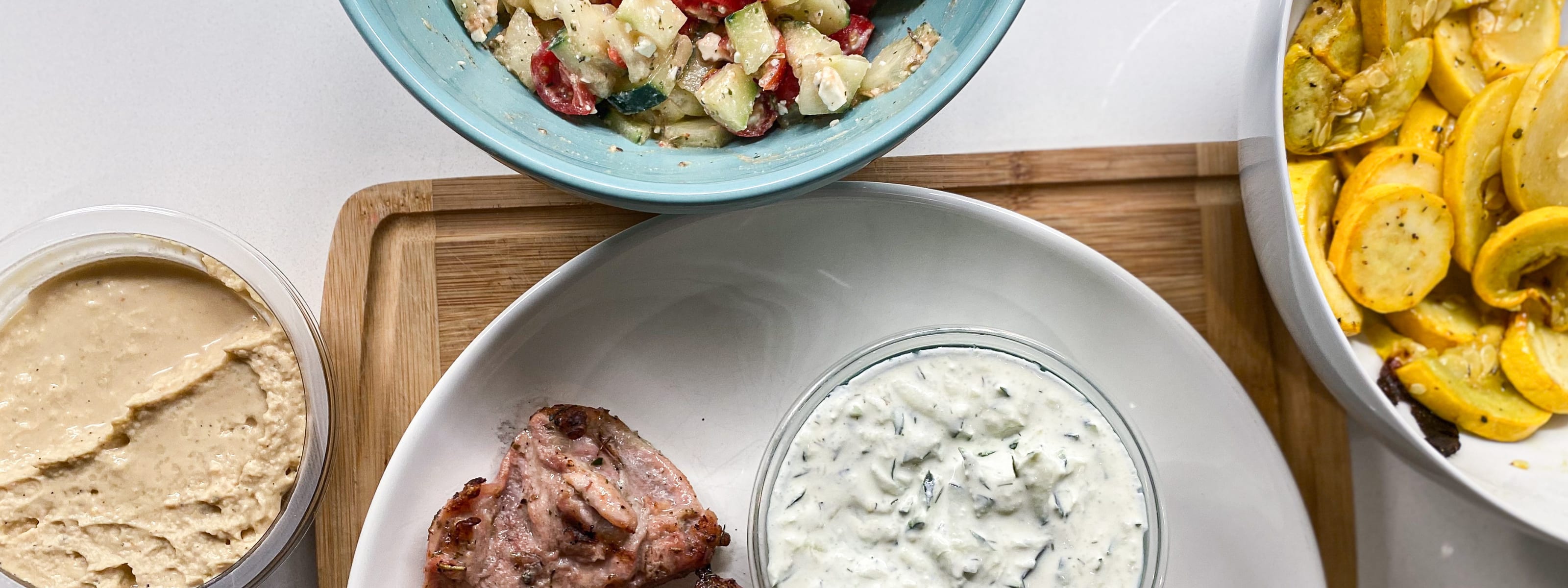 Greek Chicken Bowls