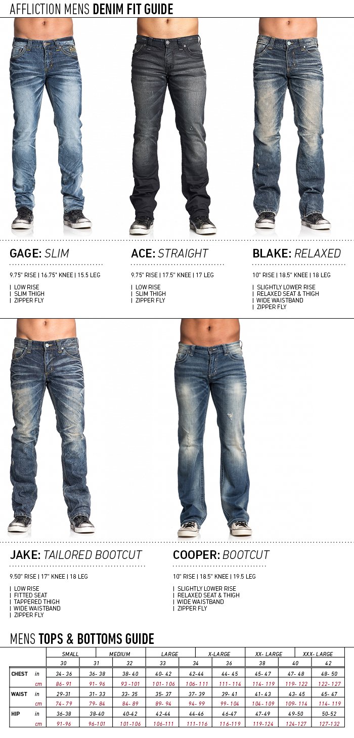 womens affliction size chart - Keski