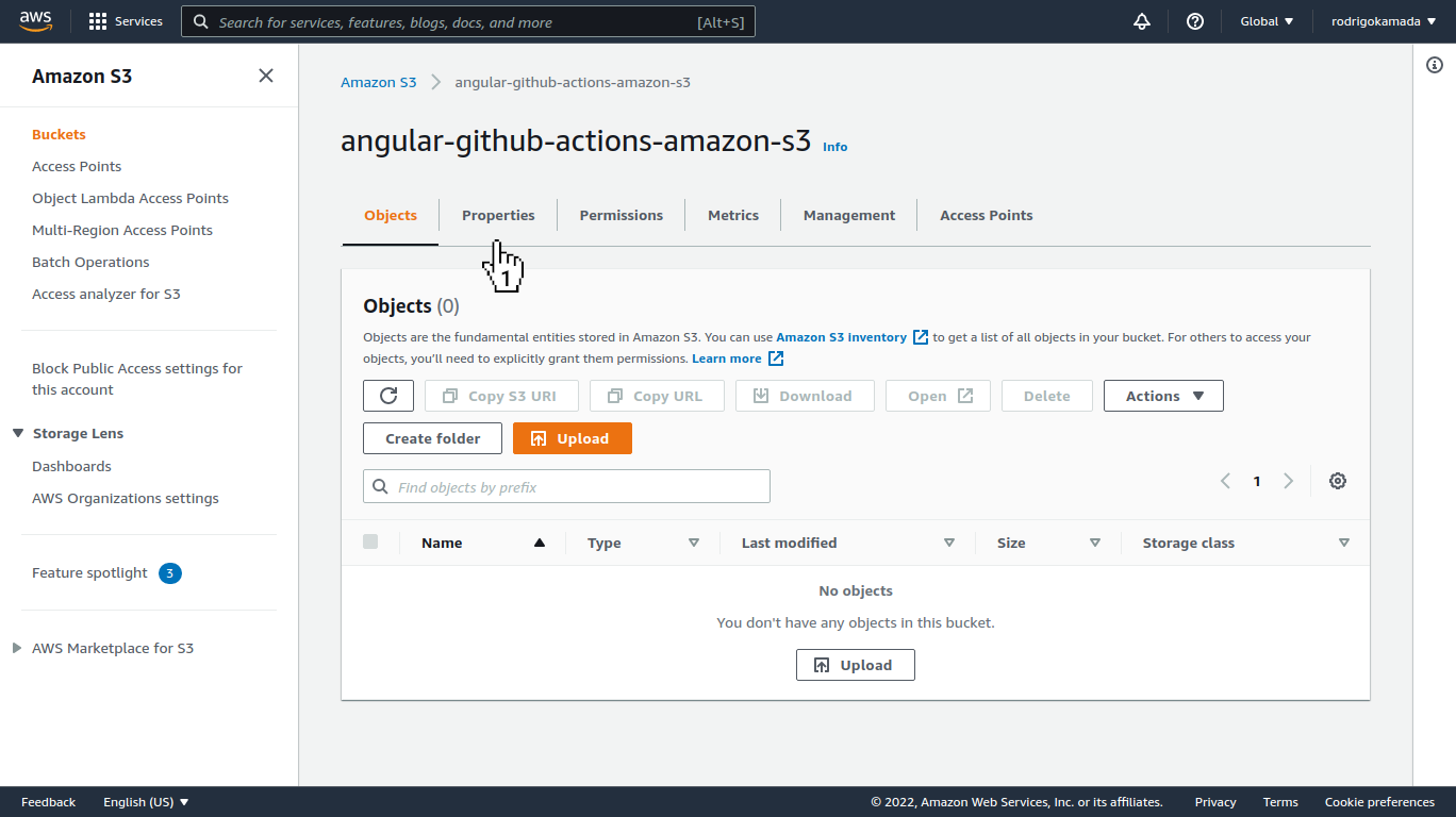 Amazon S3 - Bucket objects