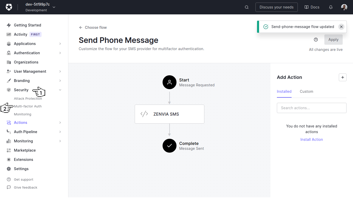 Auth0 - Flow updated