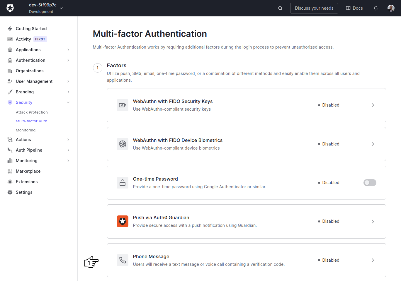 Auth0 - Multi-factor Authentication