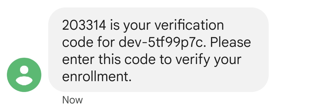 Application - Your code verification