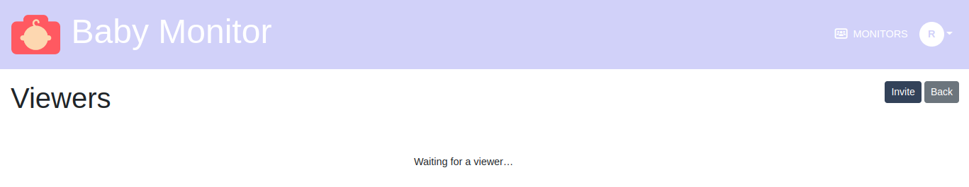 Baby Monitor - Waiting viewer