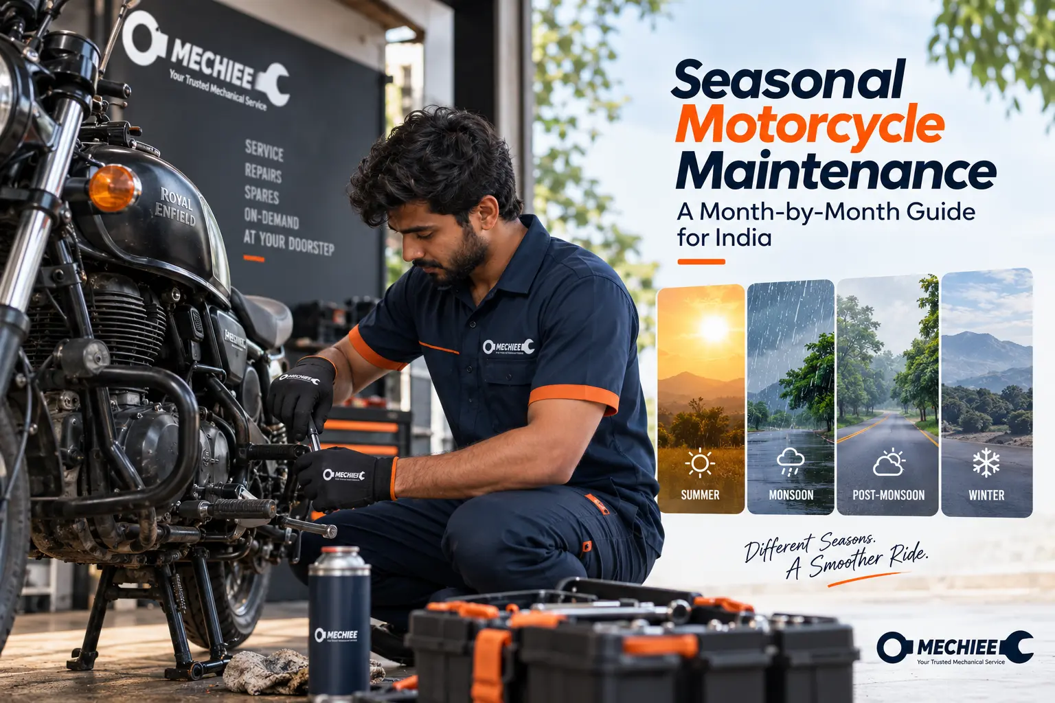 Seasonal Motorcycle Maintenance: A Month-by-Month Guide for India