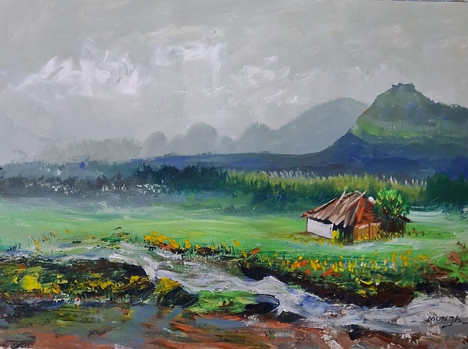 Monsoon Solitude by Munja Narwade