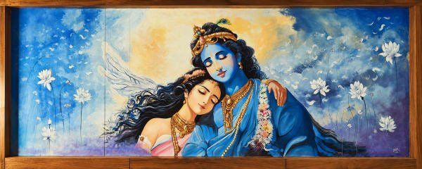 Eternal Harmony — Radha & Krishna by Rushikesh Kandelkar