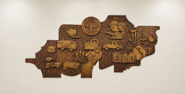 Buldhana Arban mural by Vinod Eknath Wankhade