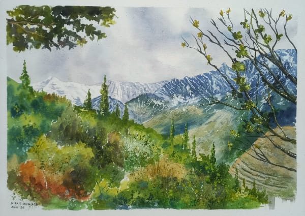 Himalaya view from Manali by Nikhil Kenjale