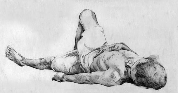 Life drawing by Manishi Dabhade