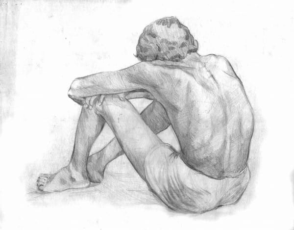 Life drawing by Manishi Dabhade
