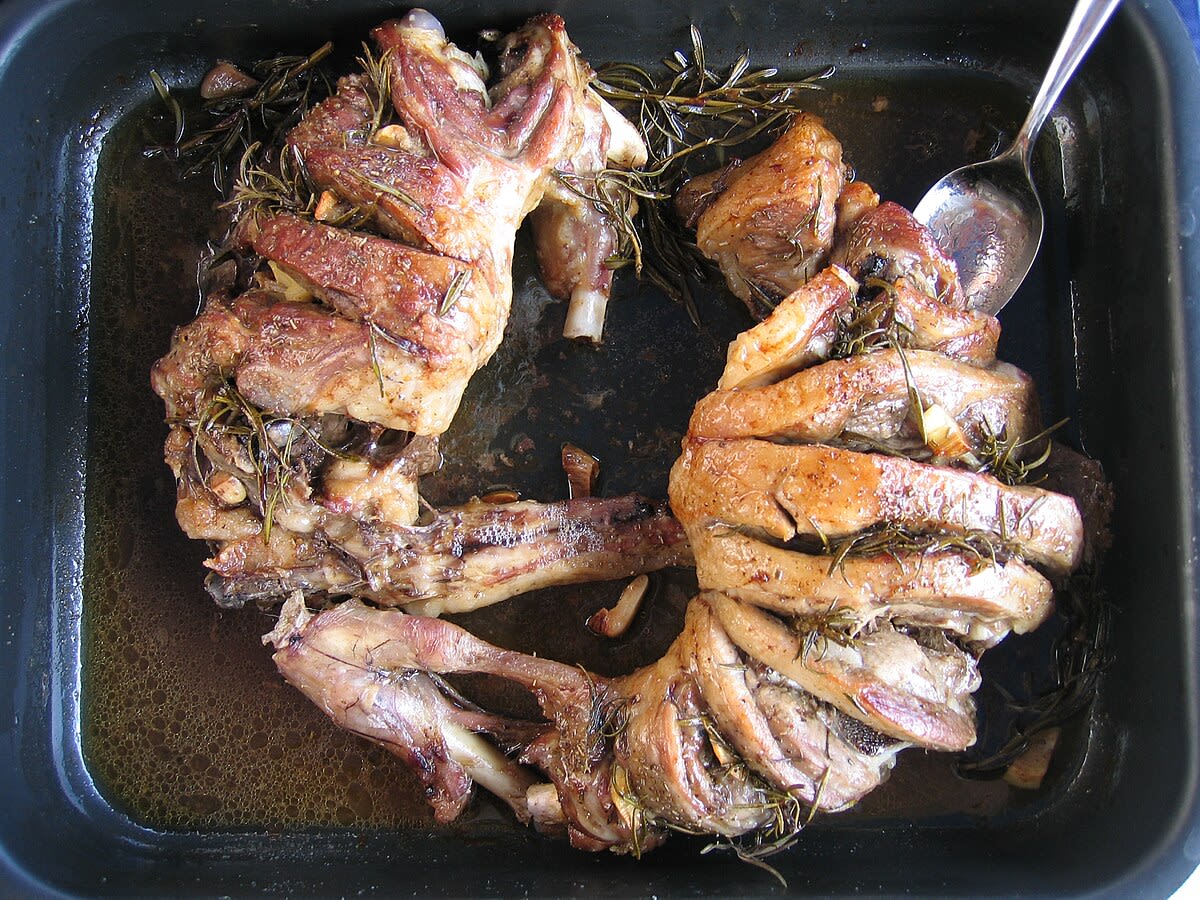 Raw Abbacchio — Lamb Rack cut
