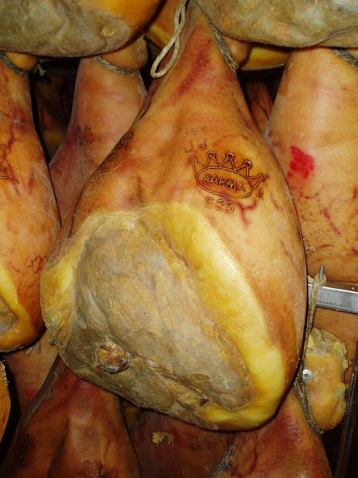 Raw Prosciutto crudo — Pork Leg cut