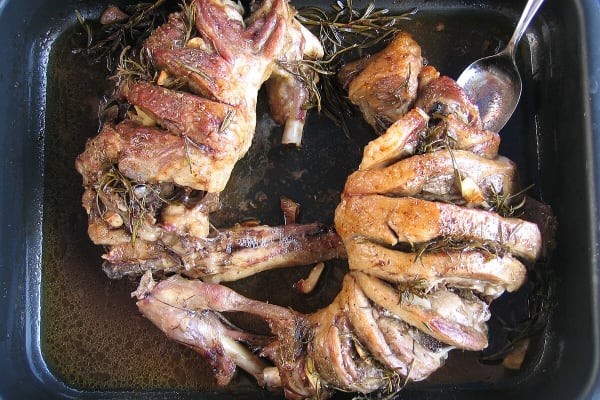 Raw Abbacchio — Lamb Rack cut