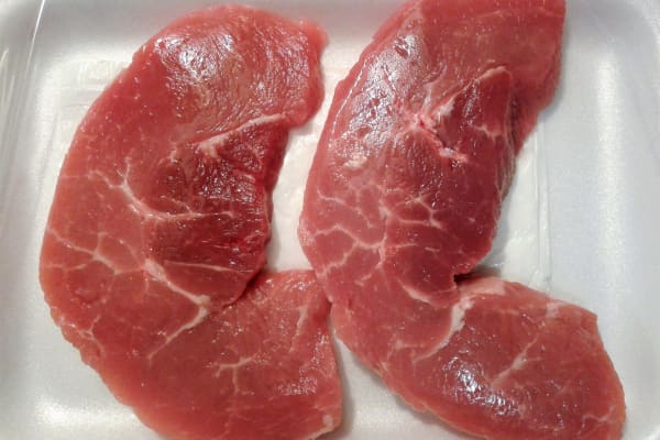 Raw Pork chop — Pork Loin cut