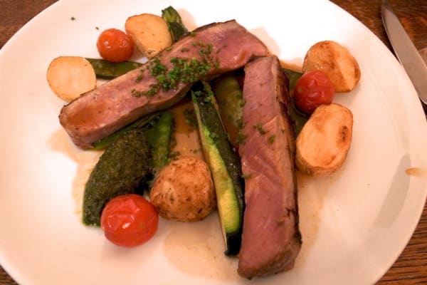 Raw Saddle of lamb — Lamb Loin cut