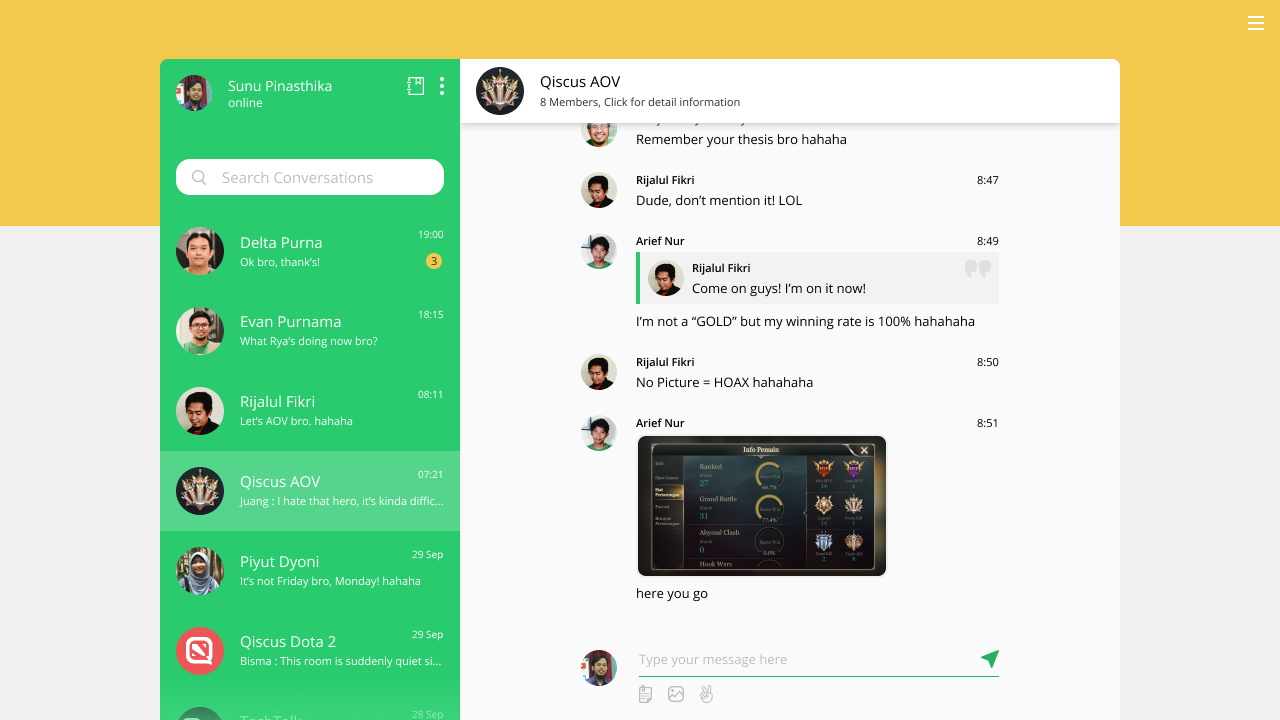 Qiscus Web SDK