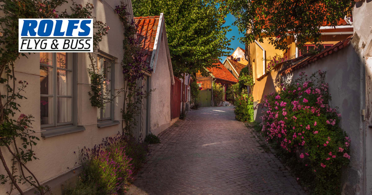Kryssning Visby 3d Rolfs Flyg & Bussresor