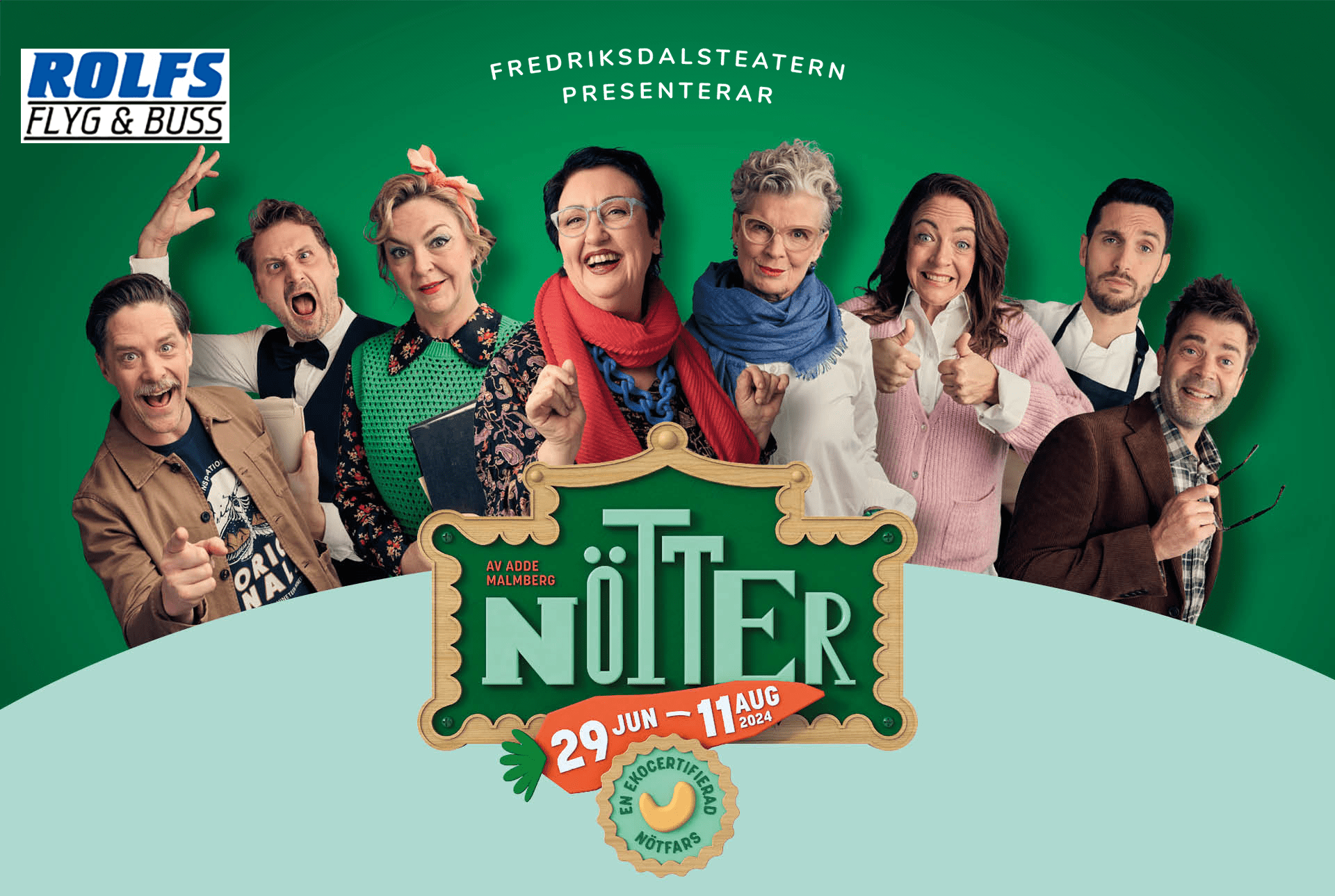 Bussresa Fredriksdalsteatern Rolfs Flyg & Bussresor
