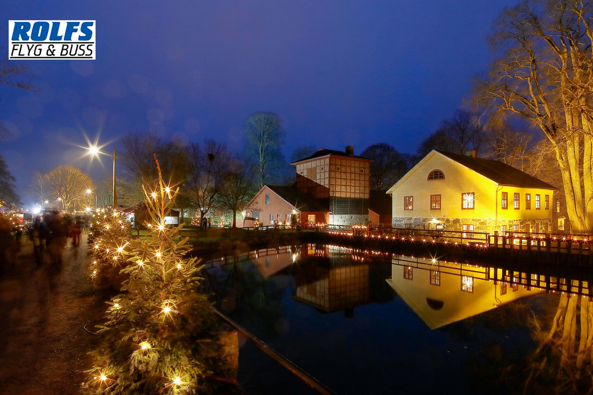 Julmarknad Huseby Rolfs Flyg & Bussresor