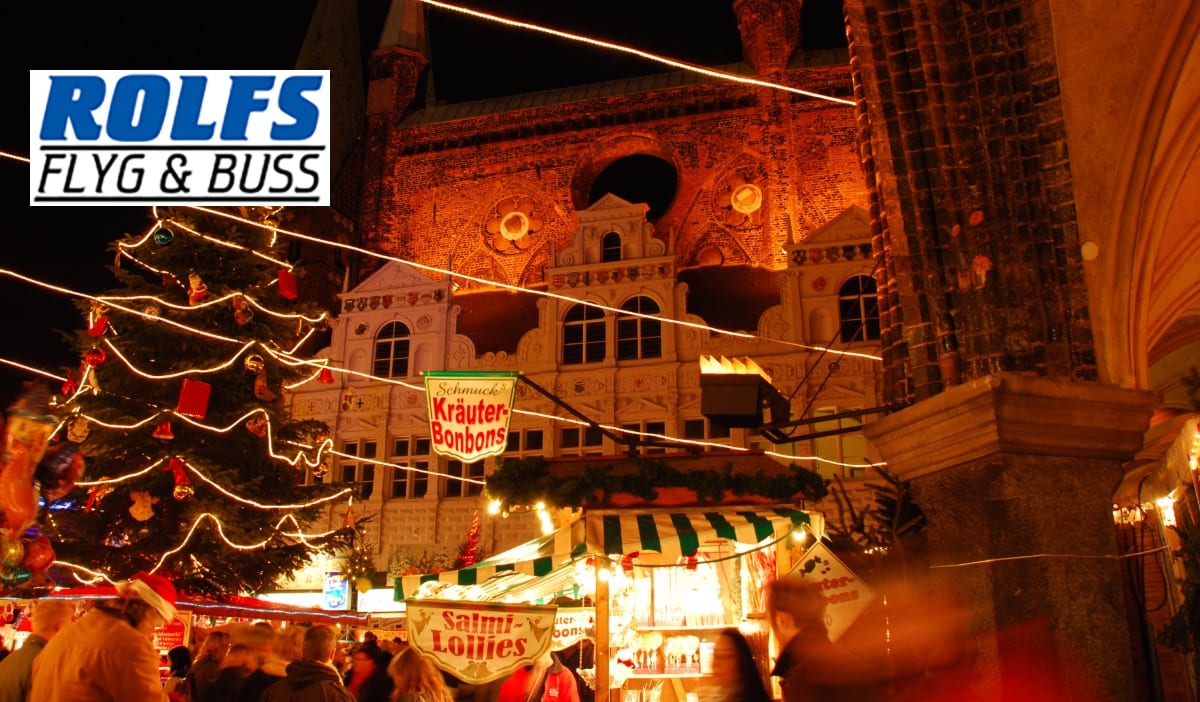 julmarknad Lübeck Wismar Rolfs Flyg & Bussresor