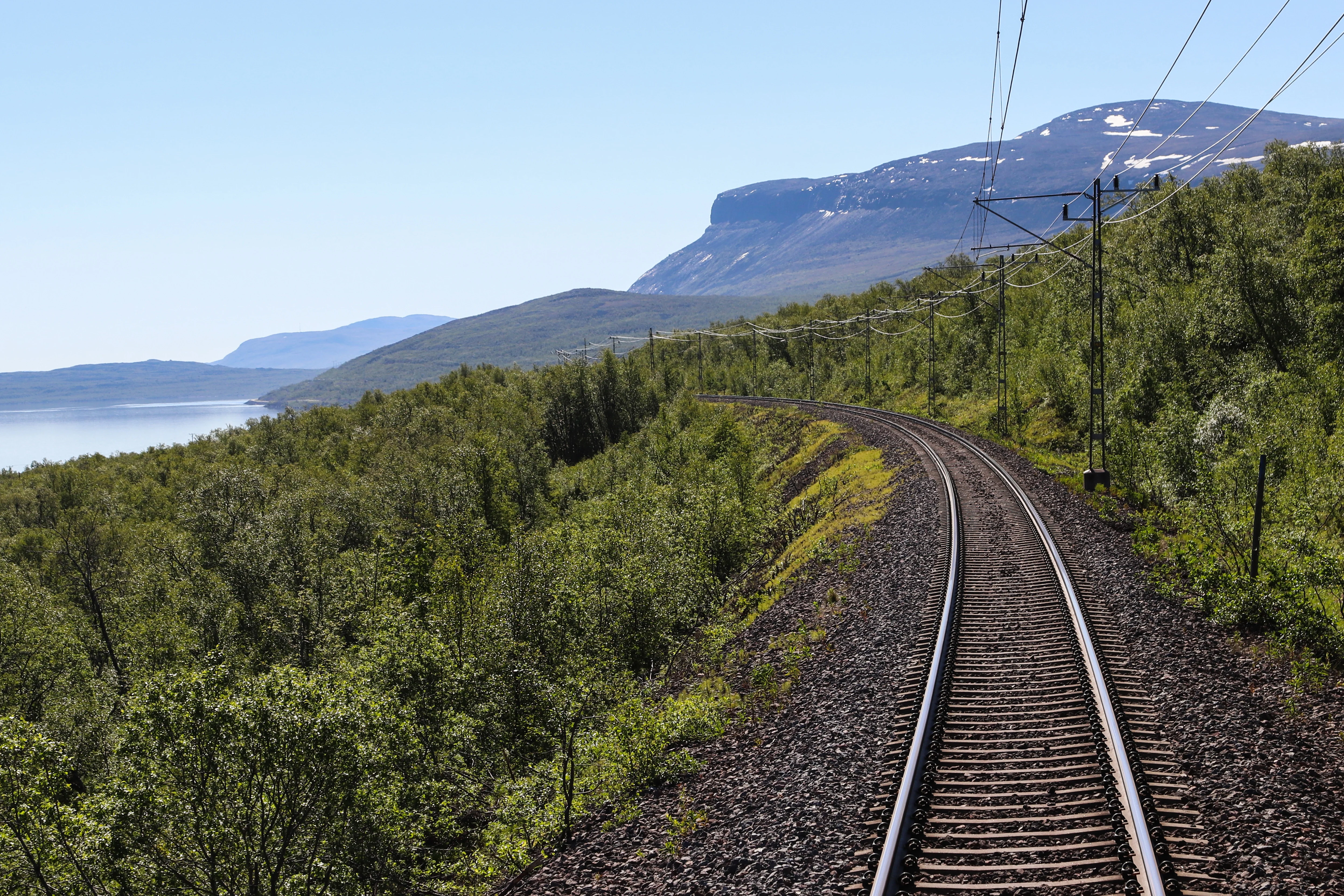 Tågresa norr om  Polcirkeln