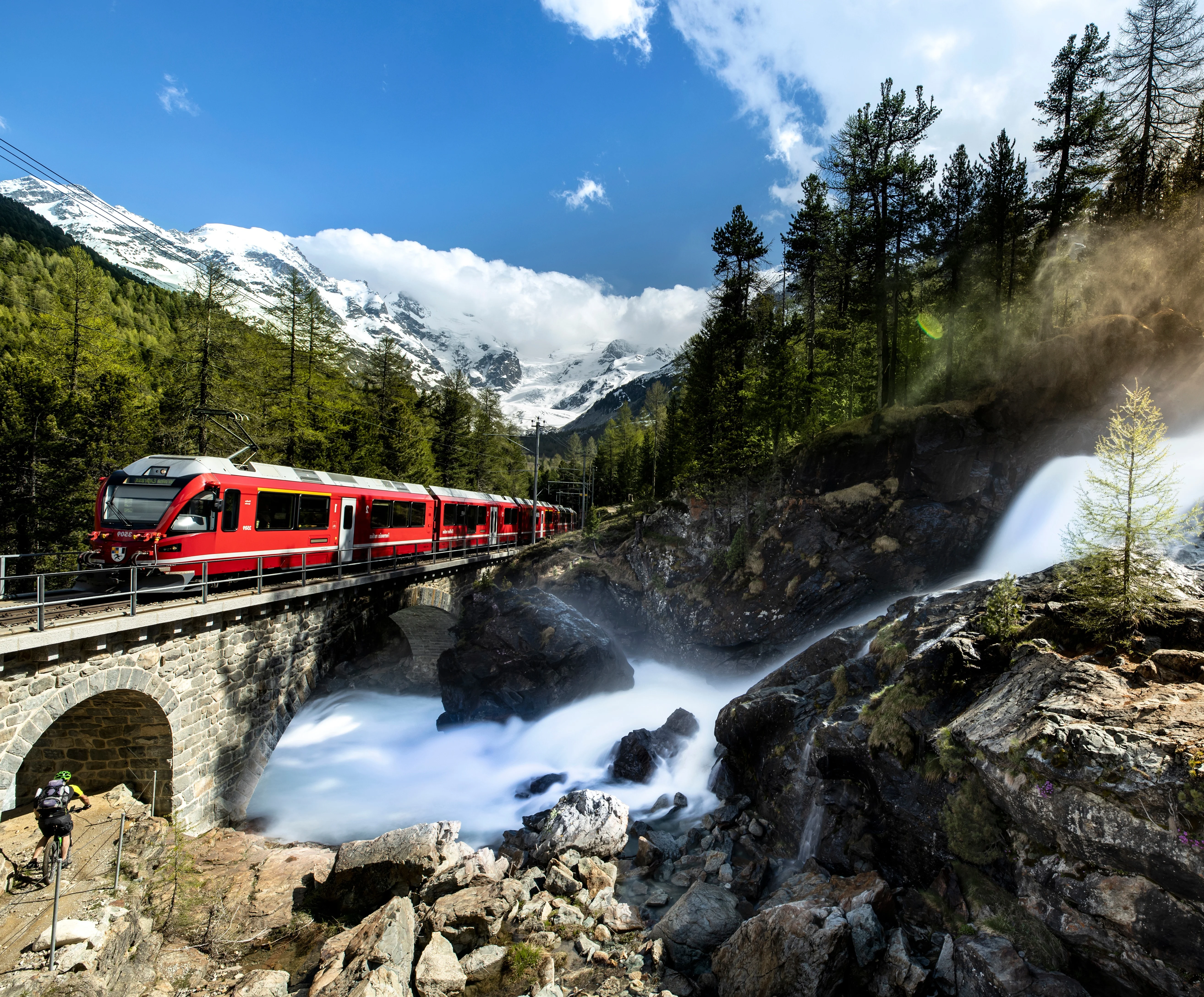 Schweiz Berninaexpressen