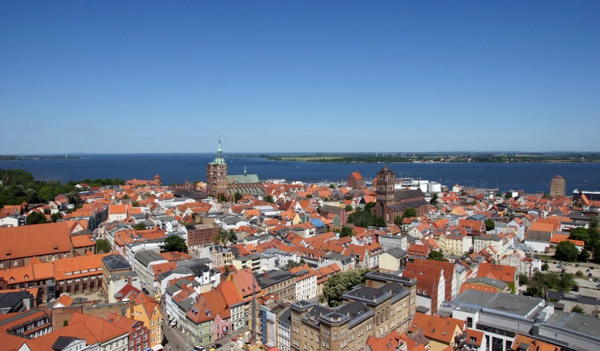 Stralsund med Rügen
