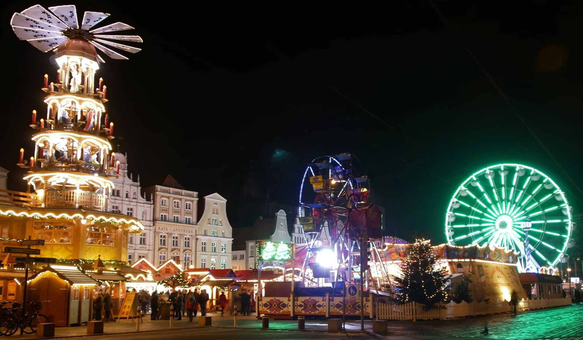 Rostock och Schwerin Julmarknad