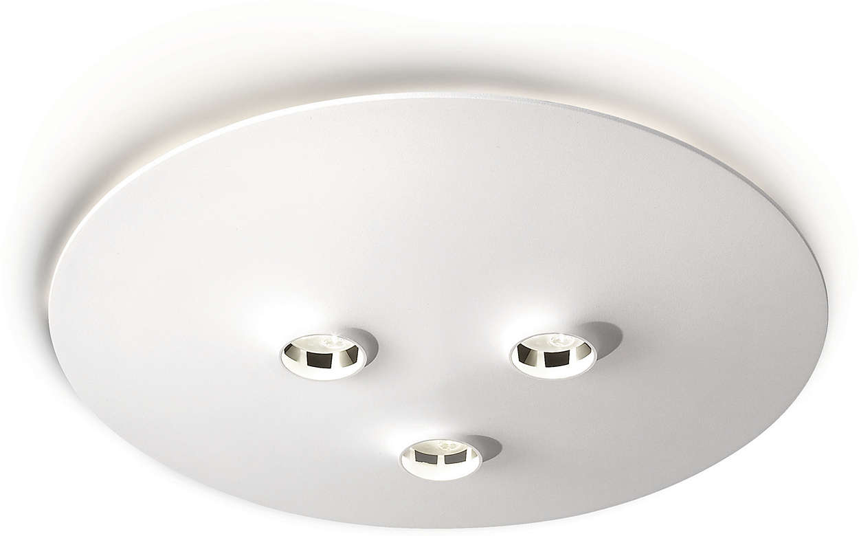 Philips Philips Ledino Ceiling Light Bcg300 Ceiling White 3 X 7 5w