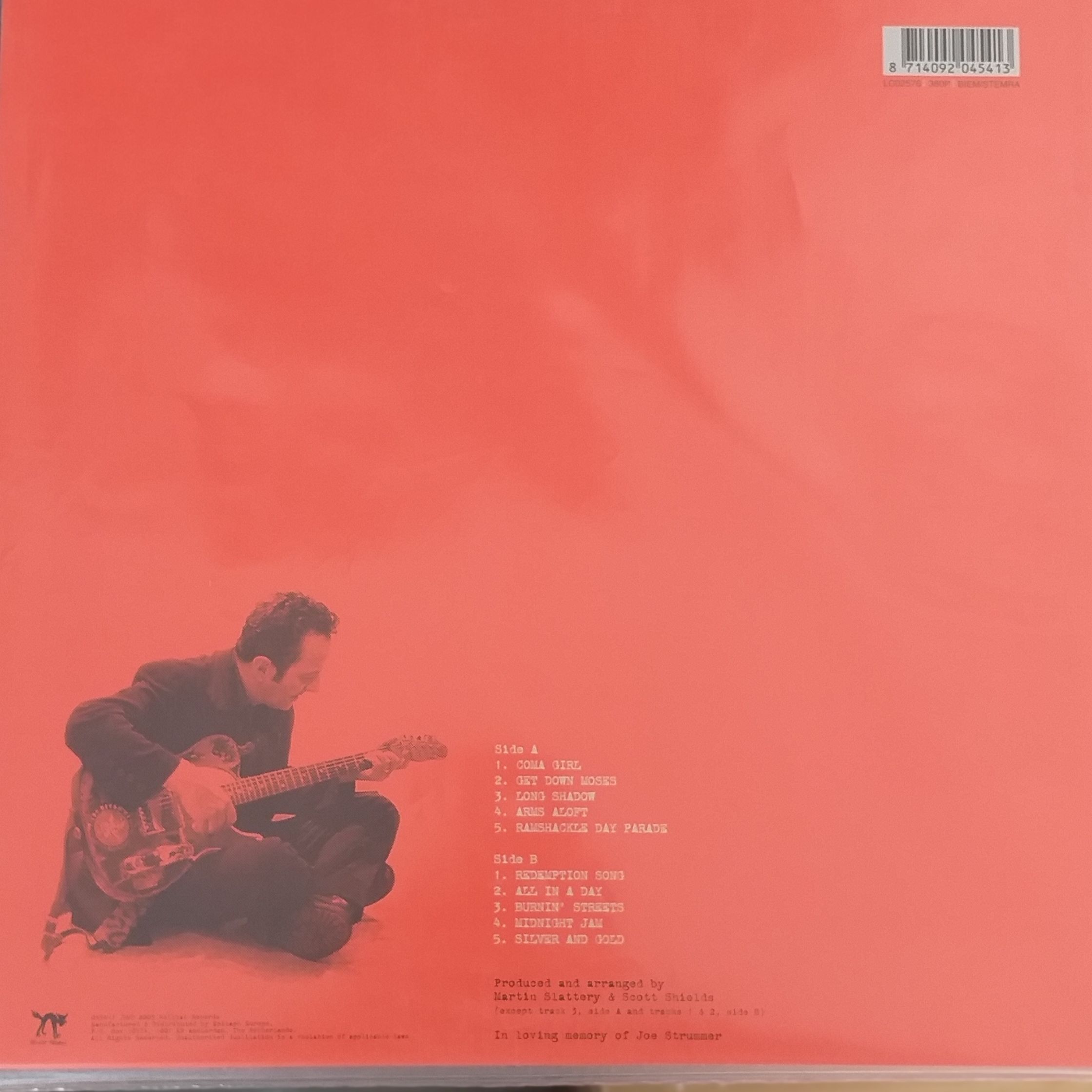 Joe Strummer and the mescaleros Streetcore LP 