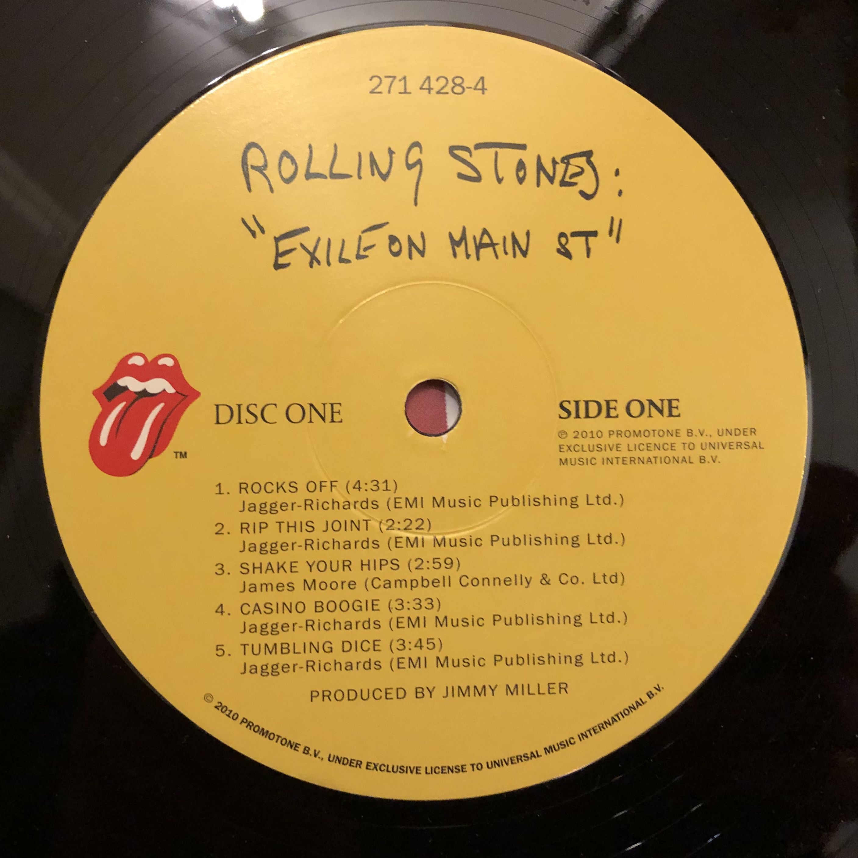 The Rolling Stones Exile on Main St. LP 