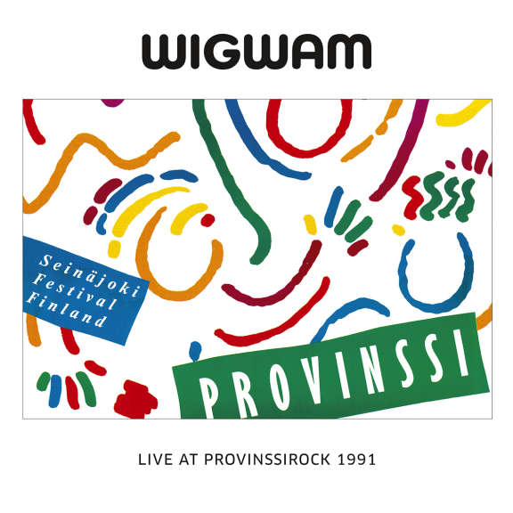 Wigwam Live at Provinssirock 1991 (black) LP null