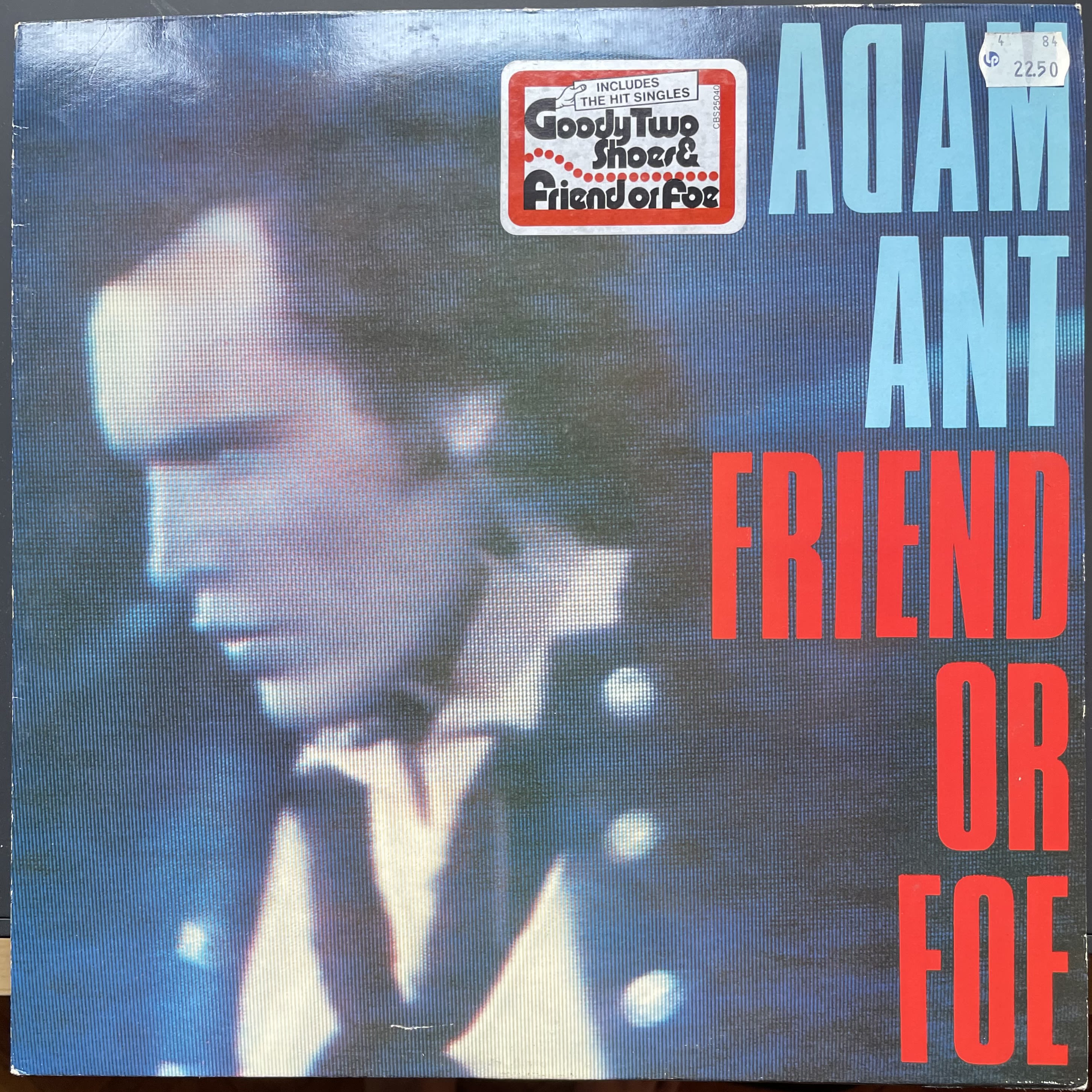 Adam Ant Friend Or Foe LP 