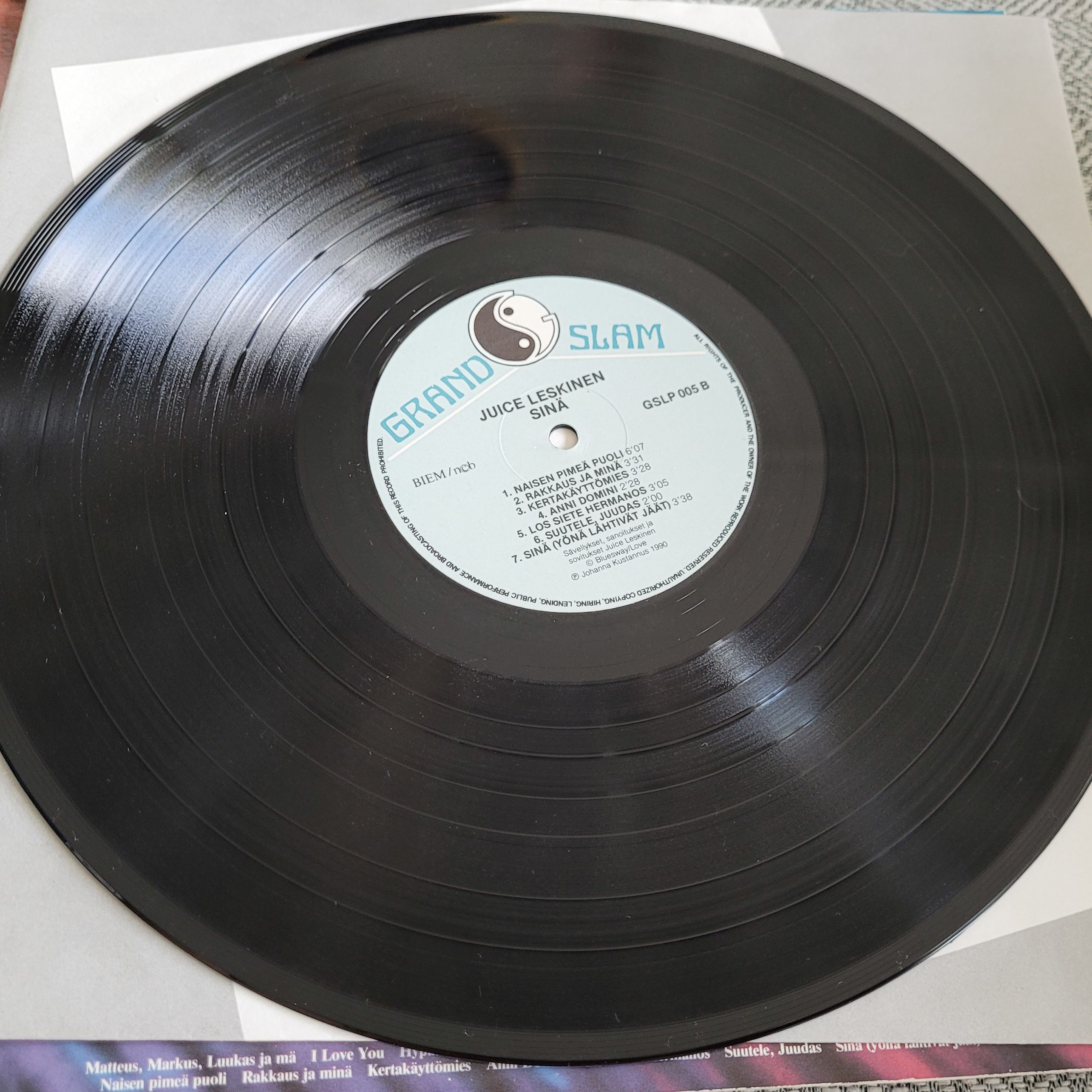 Juice Leskinen Sinä LP