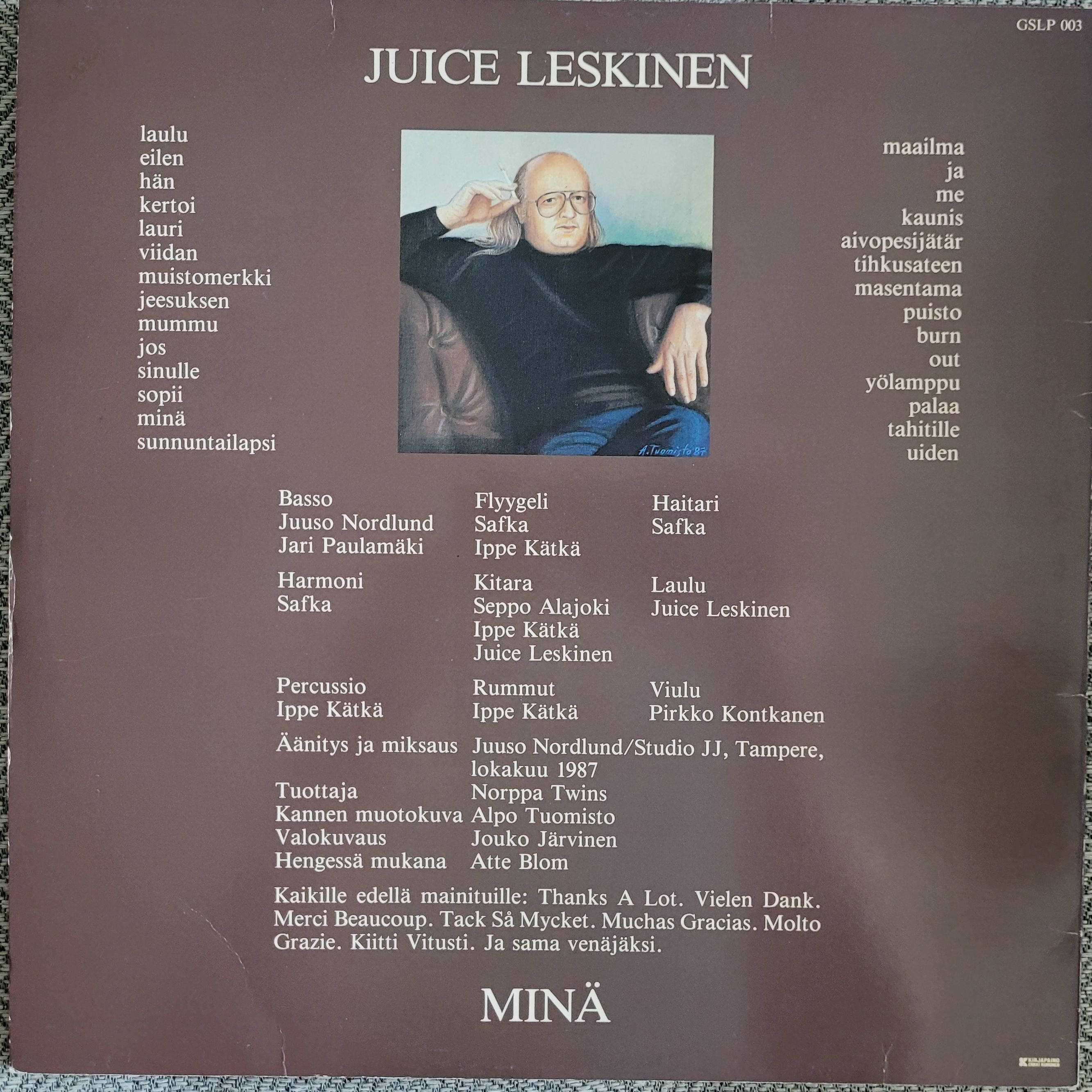 Juice Leskinen Minä LP