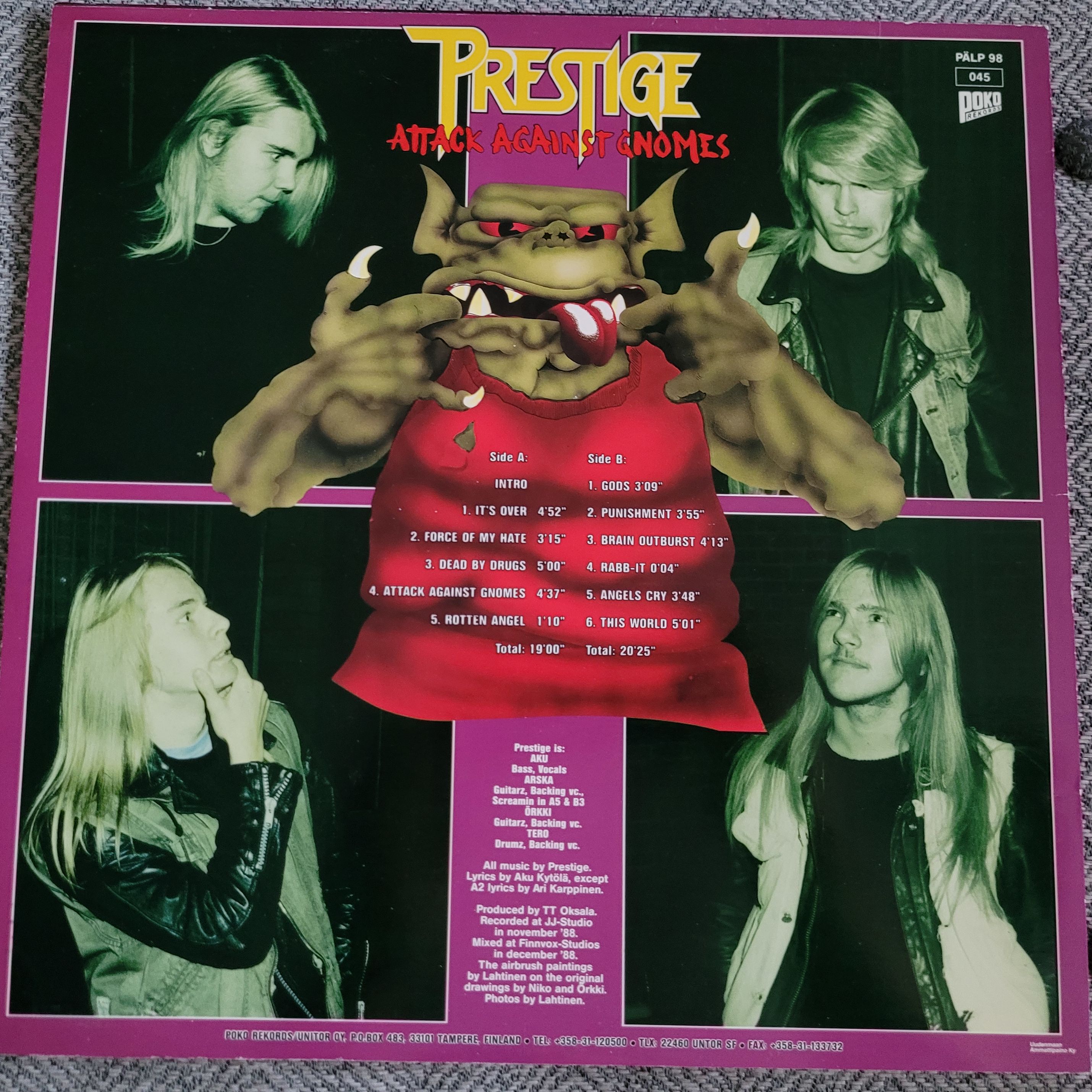 Prestige Attack Against Gnomes LP 
