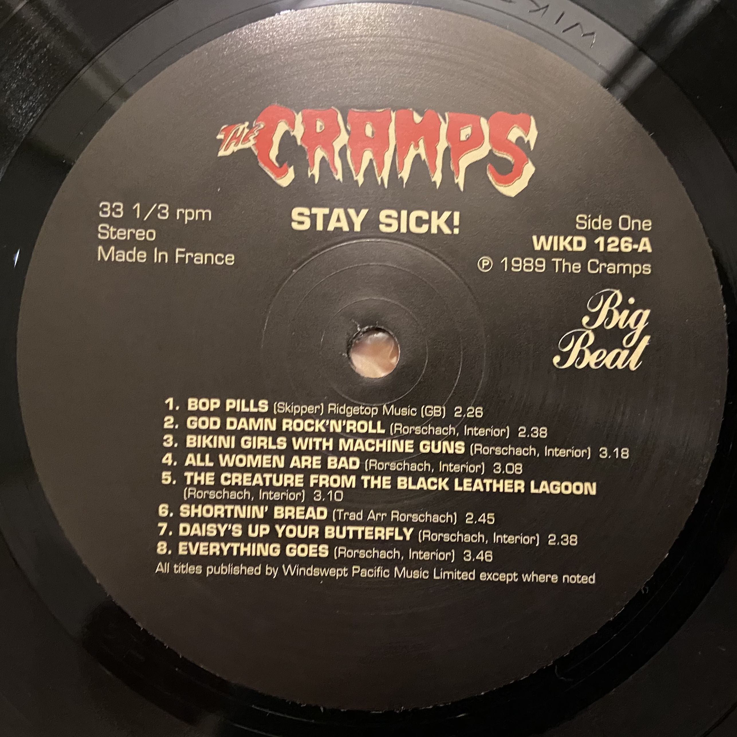 The Cramps Stay Sick! LP