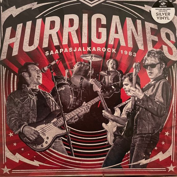  Hurriganes – Saapasjalkarock 1983 EP, Silver (UUSI LP) LP 