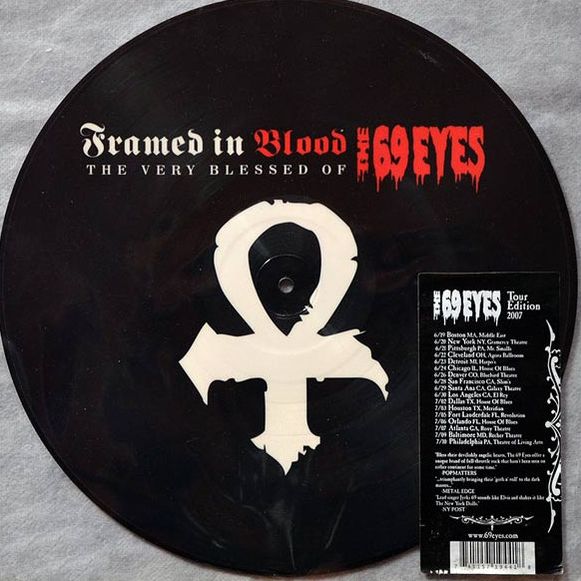  The 69 Eyes ‎– Framed In Blood: The Very Blessed Of The 69 Eyes, Picture Disc, Album, Compilation, Limited Edition (UUSI LP) LP 