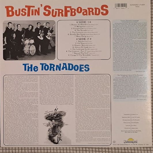 The Tornadoes Bustin´ Surfboards LP 