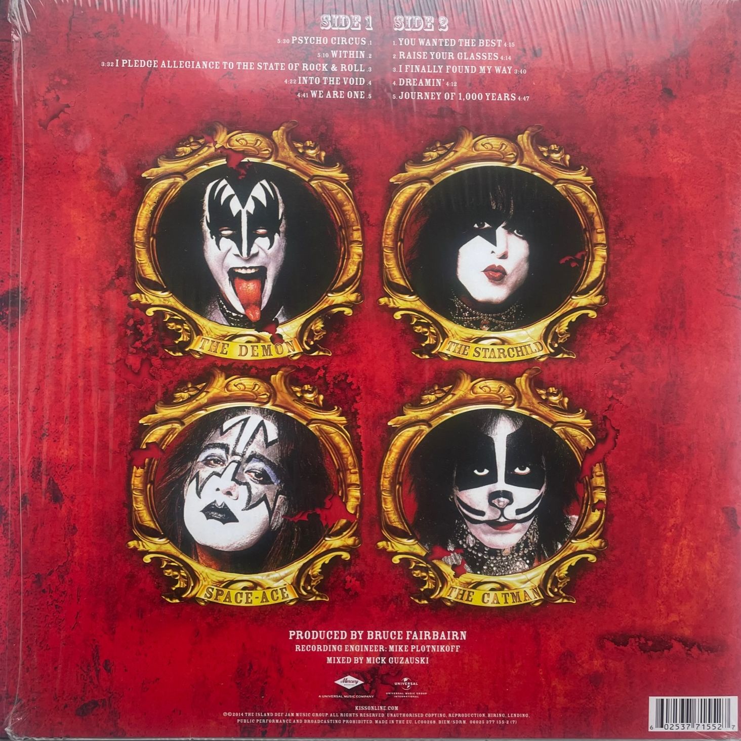 KISS Psycho Circus LP 