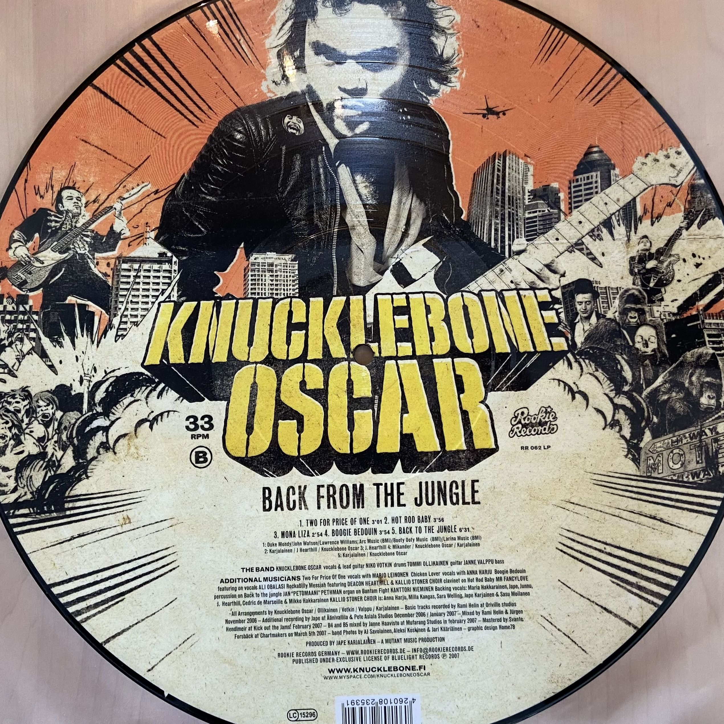 Knucklebone Oscar Back from the Jungle LP 