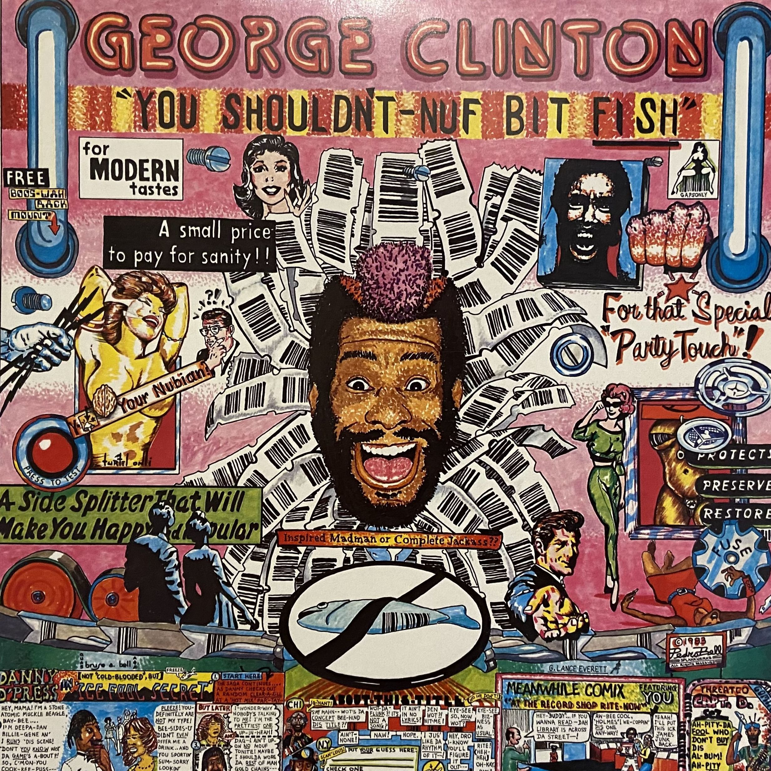 George Clinton You Shouldn’t-Nuf Bit Fish LP 