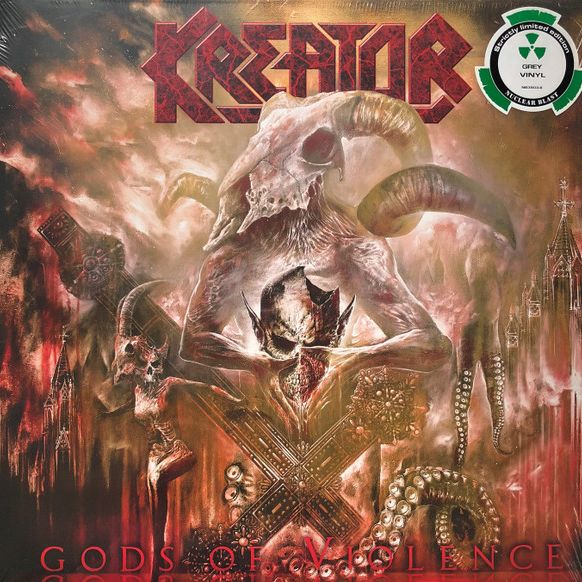  Kreator – Gods Of Violence, 2LP Limited Edition, Grey (UUSI LP) LP 