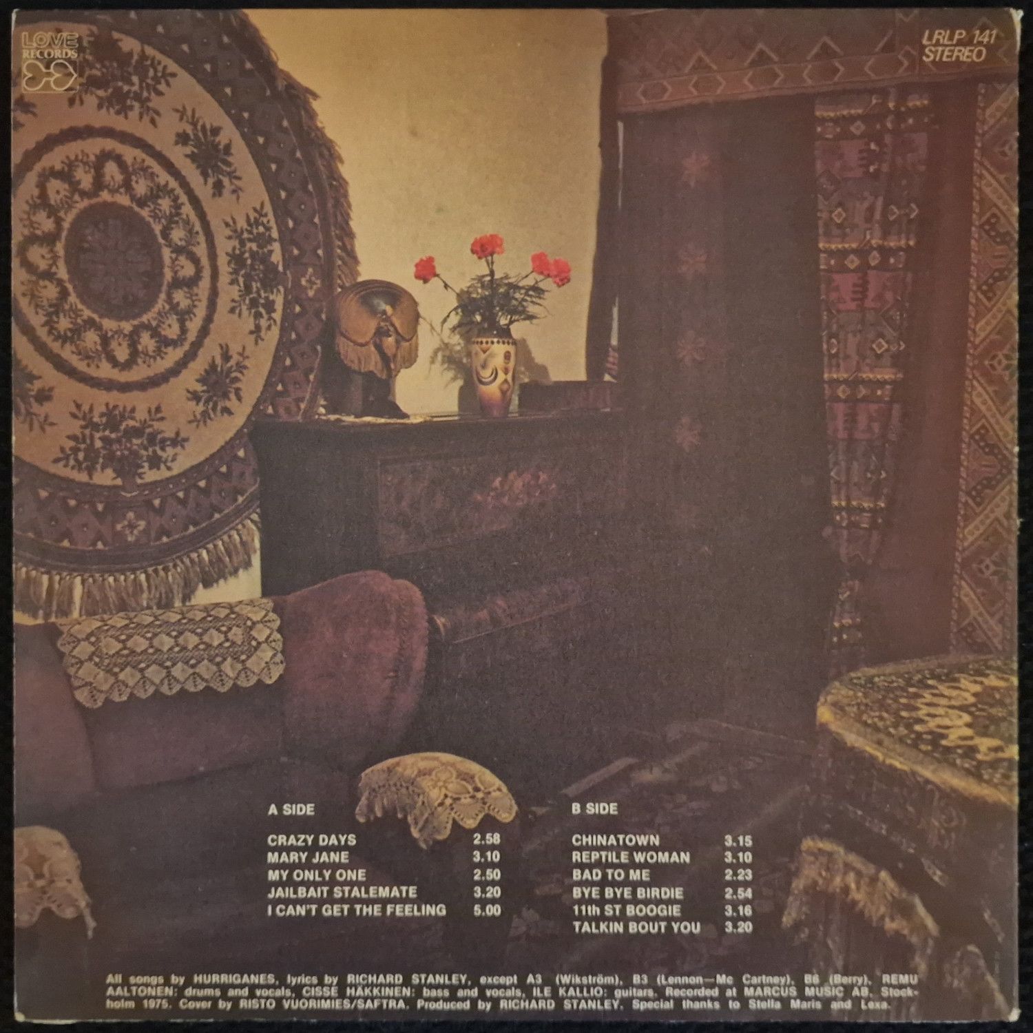 Hurriganes Crazy Days LP
