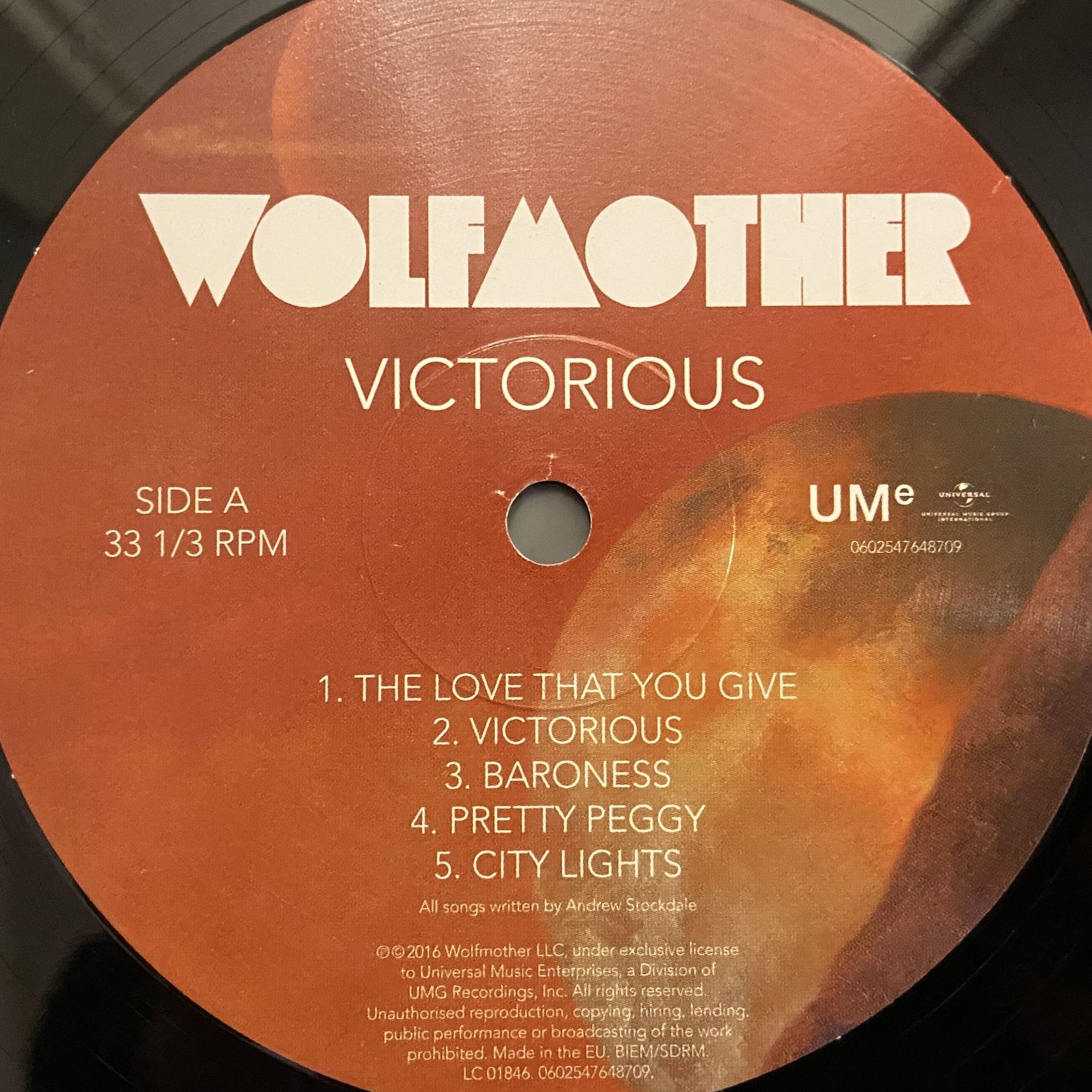 Wolfmother Victorious LP